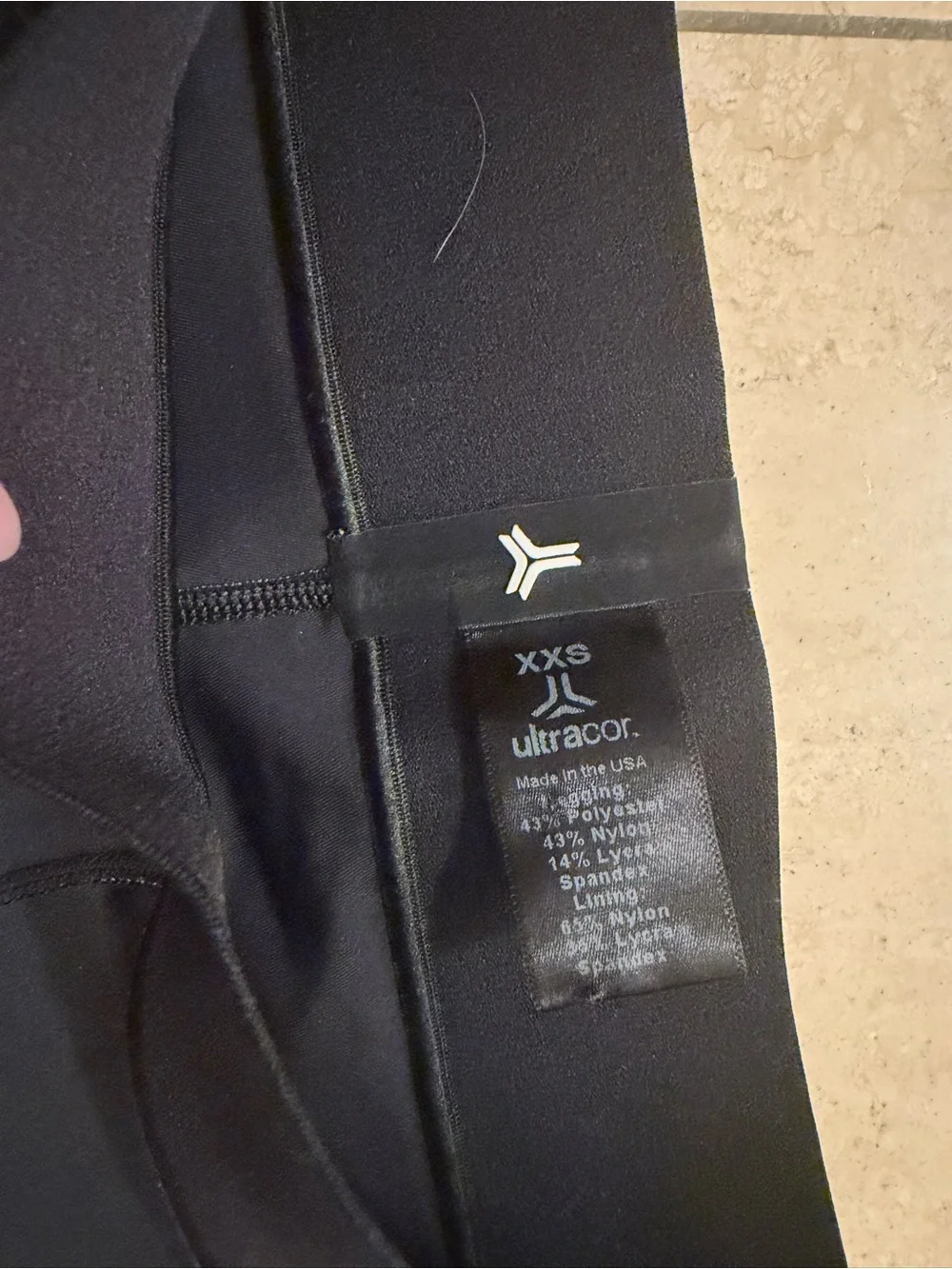 ultracor Black High-Rise Performance Leggings